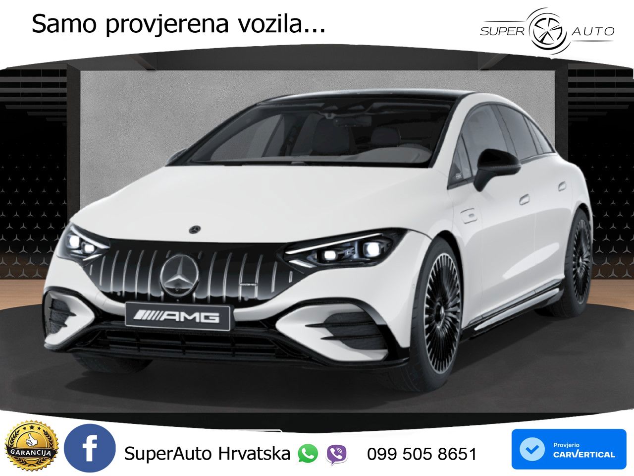 Mercedes EQE AMG 43 100 kWh (476 KS) 4MATIC LED+GR SJED+ACC