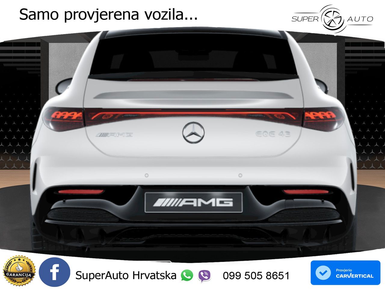 Mercedes EQE AMG 43 100 kWh (476 KS) 4MATIC LED+GR SJED+ACC