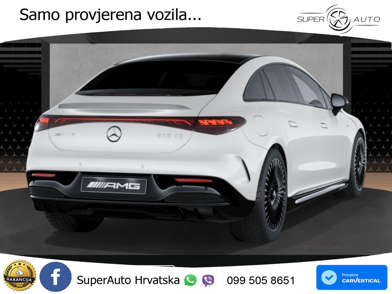 Mercedes EQE AMG 43 100 kWh (476 KS) 4MATIC LED+GR SJED+ACC