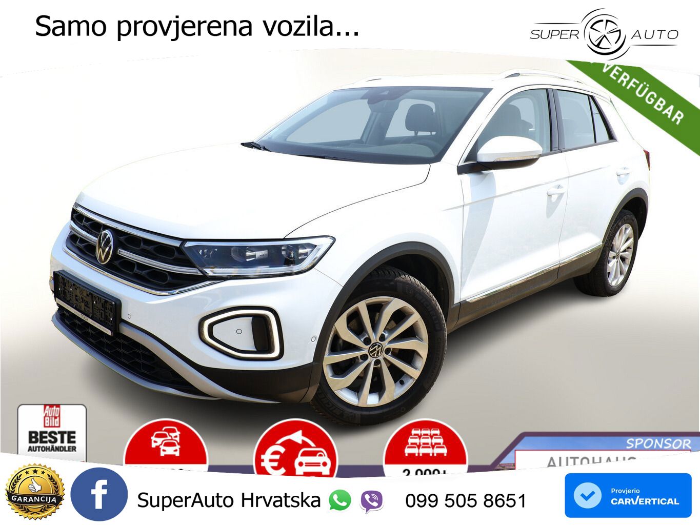 Volkswagen T-Roc I 1.5 TSI (150 KS) DSG MATRIX+GR SJED+KAM