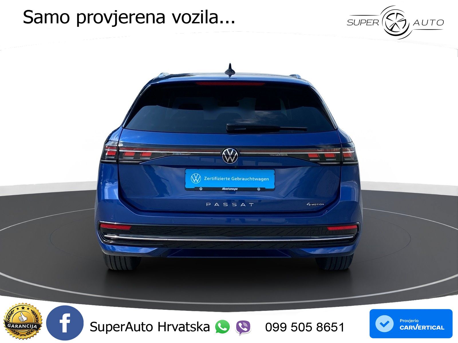 Volkswagen Passat Variant 2.0 TDI (193 KS) 4MOTION DSG Elegance LED+GR SJED+ACC