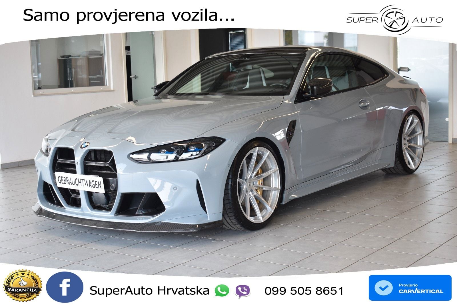 BMW M4 Competition 3.0 (510 KS) Steptronic LED+GR SJED+ACC