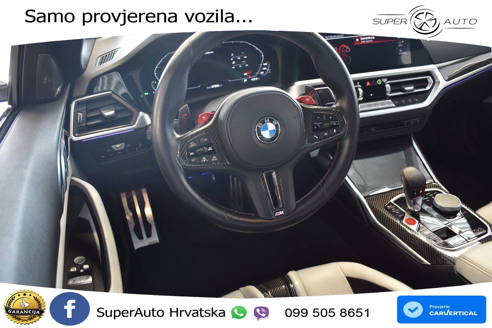 BMW M4 Competition 3.0 (510 KS) Steptronic LED+GR SJED+ACC
