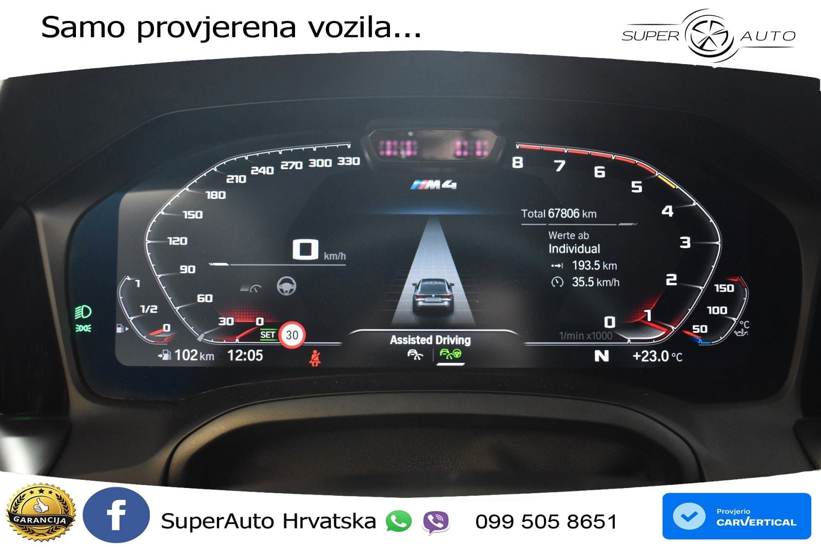 BMW M4 Competition 3.0 (510 KS) Steptronic LED+GR SJED+ACC