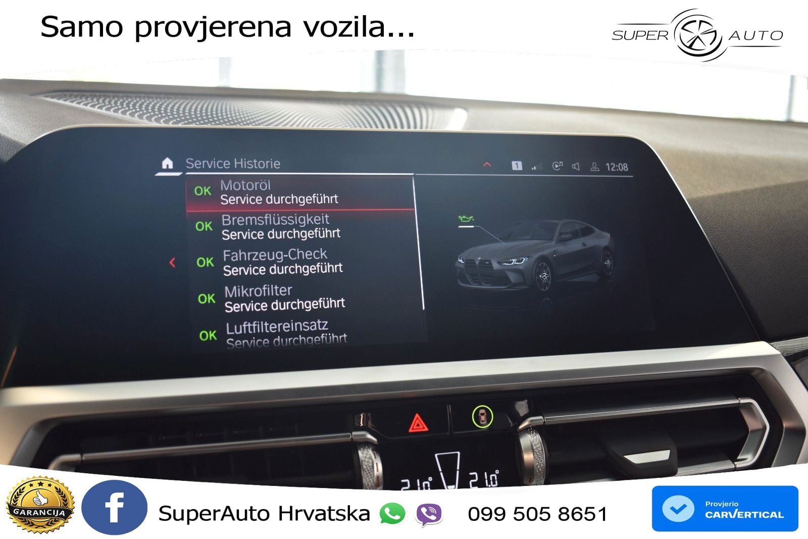 BMW M4 Competition 3.0 (510 KS) Steptronic LED+GR SJED+ACC