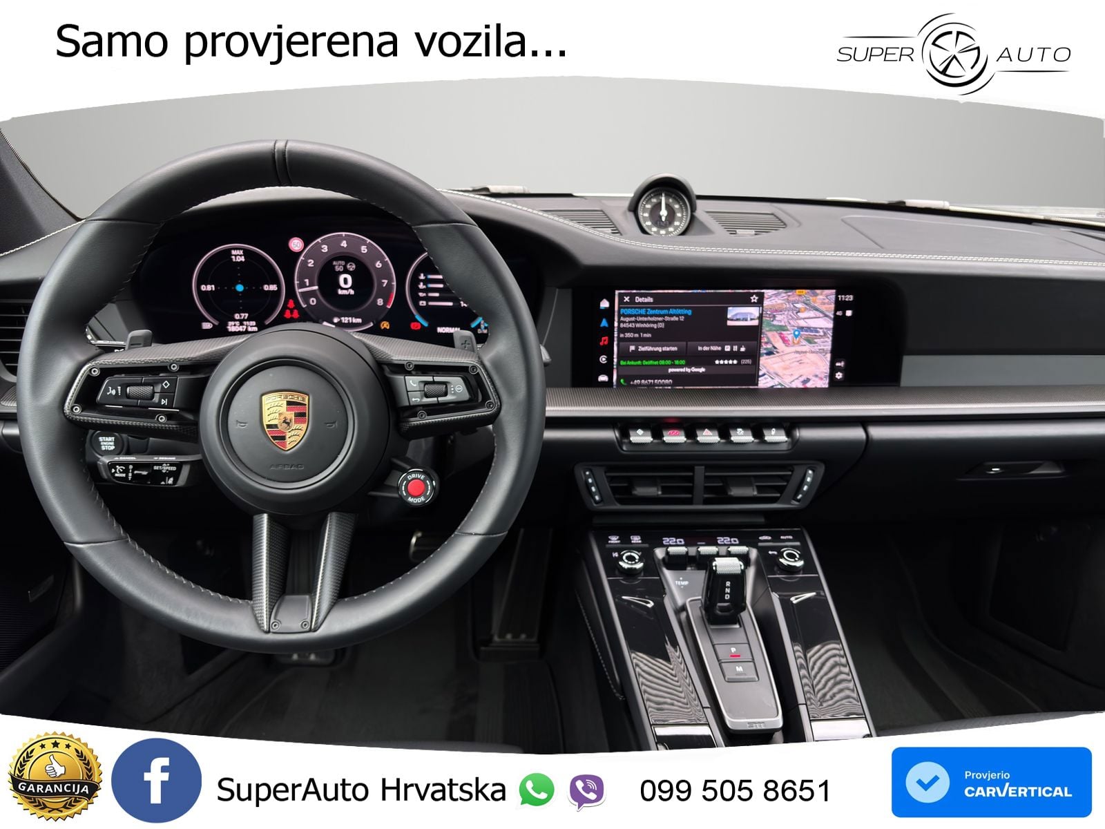 Porsche 911 Carrera 3.0 (394 KS) PDK LED+GR SJED+ACC