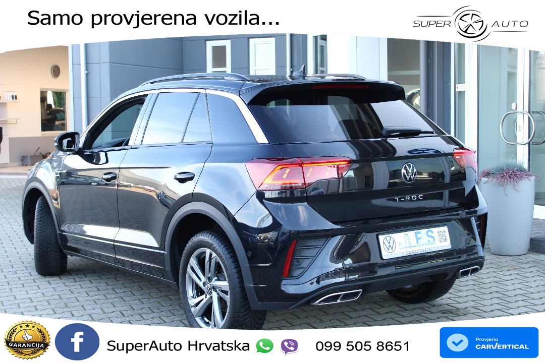 Volkswagen T-Roc 1.5 TSI (150 KS) DSG R-Line MATRIX+GR SJED+KAM