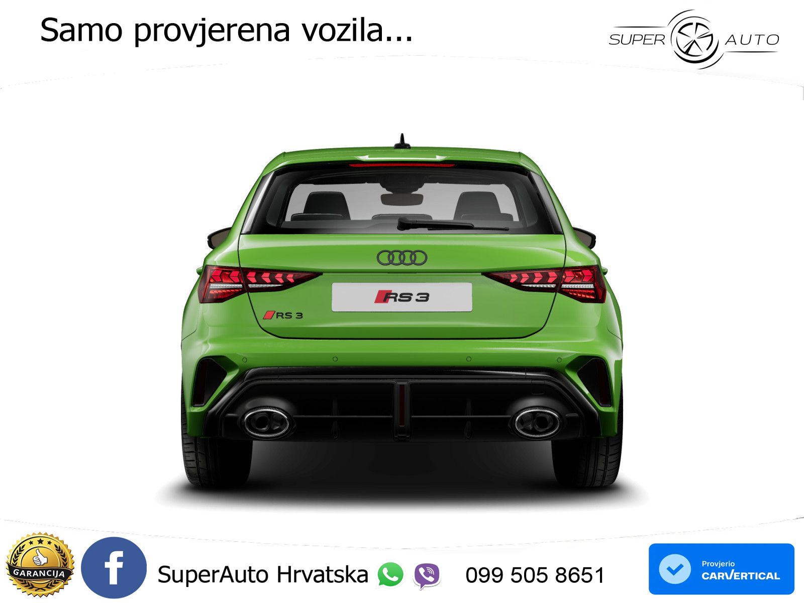 Audi RS3 Sedan 2.5 TFSI (400 KS) quattro S tronic