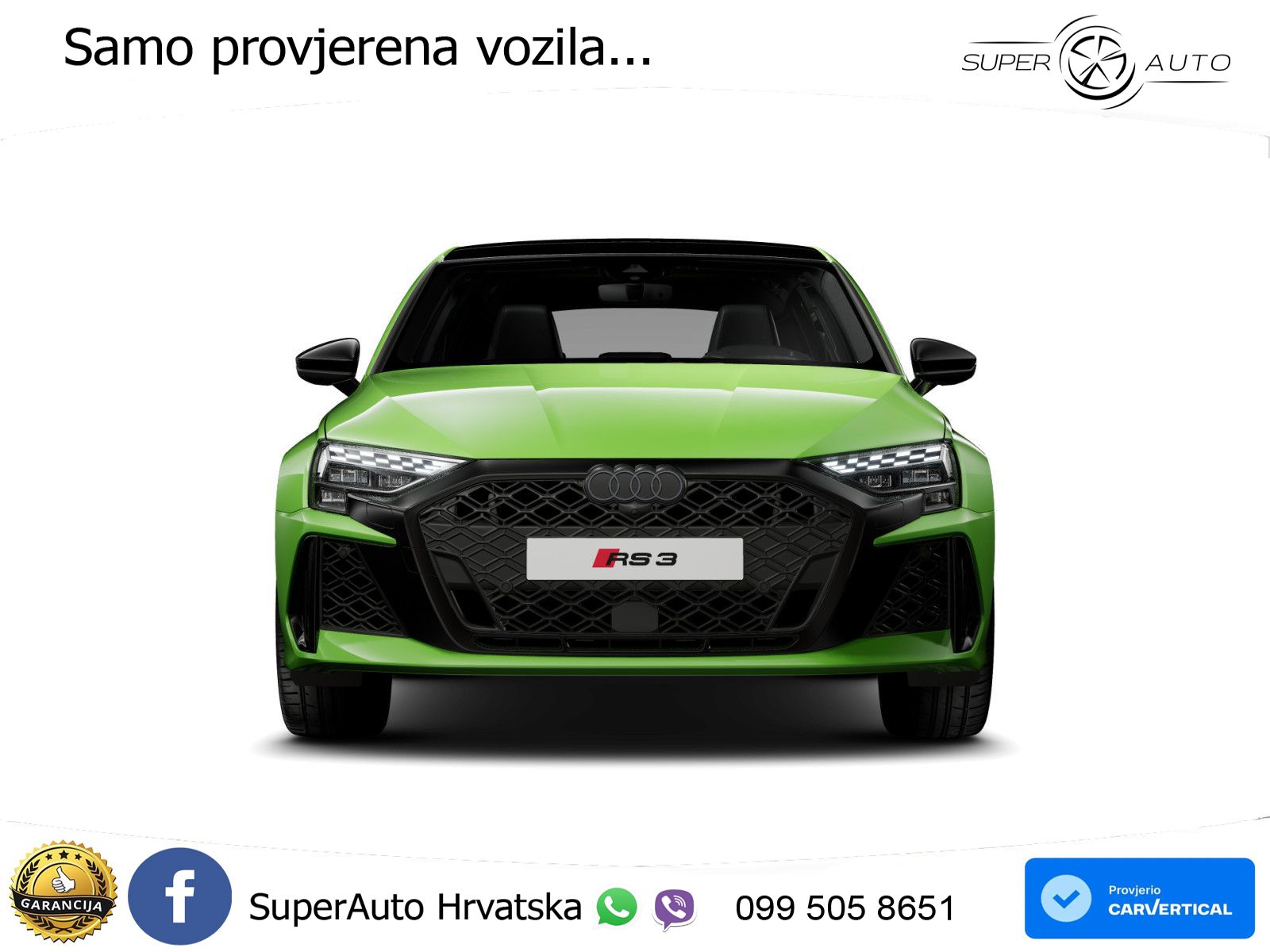 Audi RS3 Sedan 2.5 TFSI (400 KS) quattro S tronic