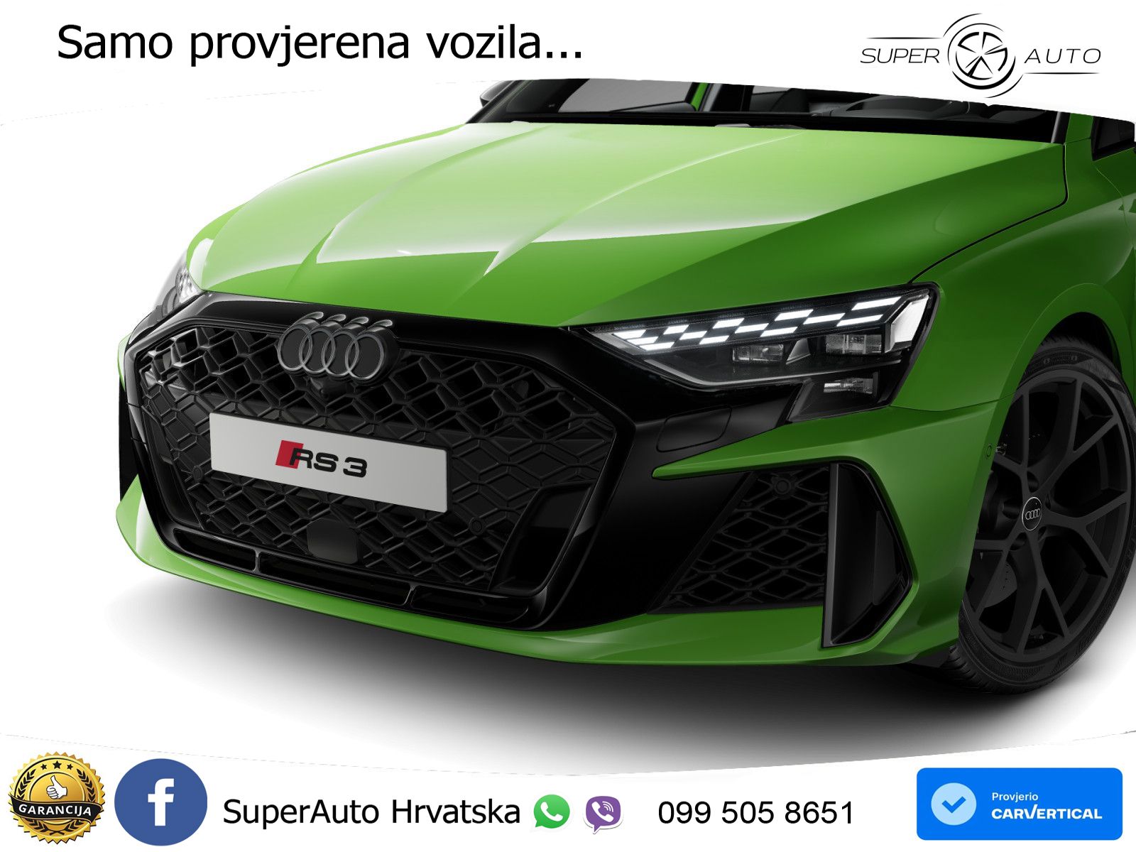 Audi RS3 Sedan 2.5 TFSI (400 KS) quattro S tronic