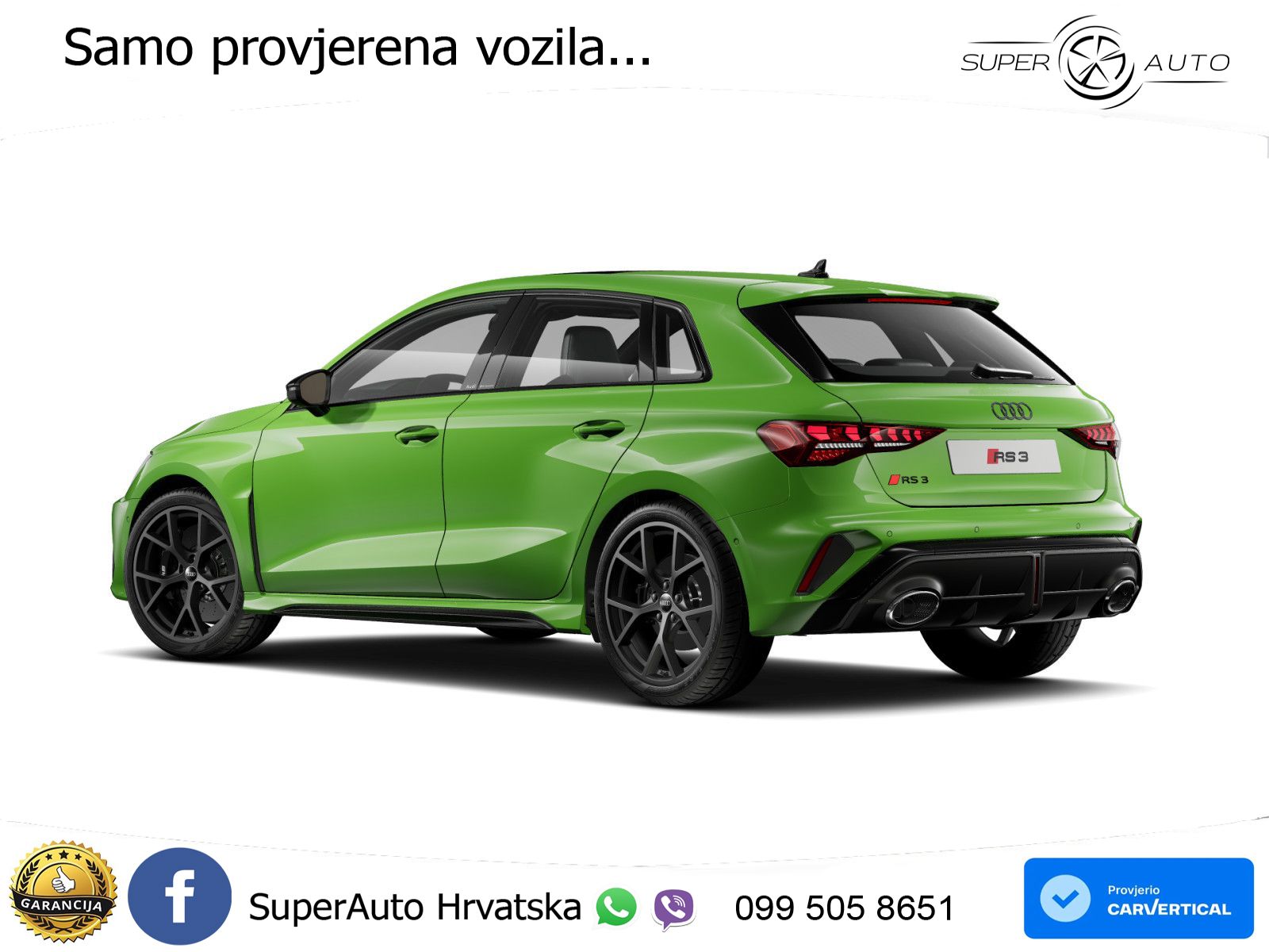 Audi RS3 Sedan 2.5 TFSI (400 KS) quattro S tronic