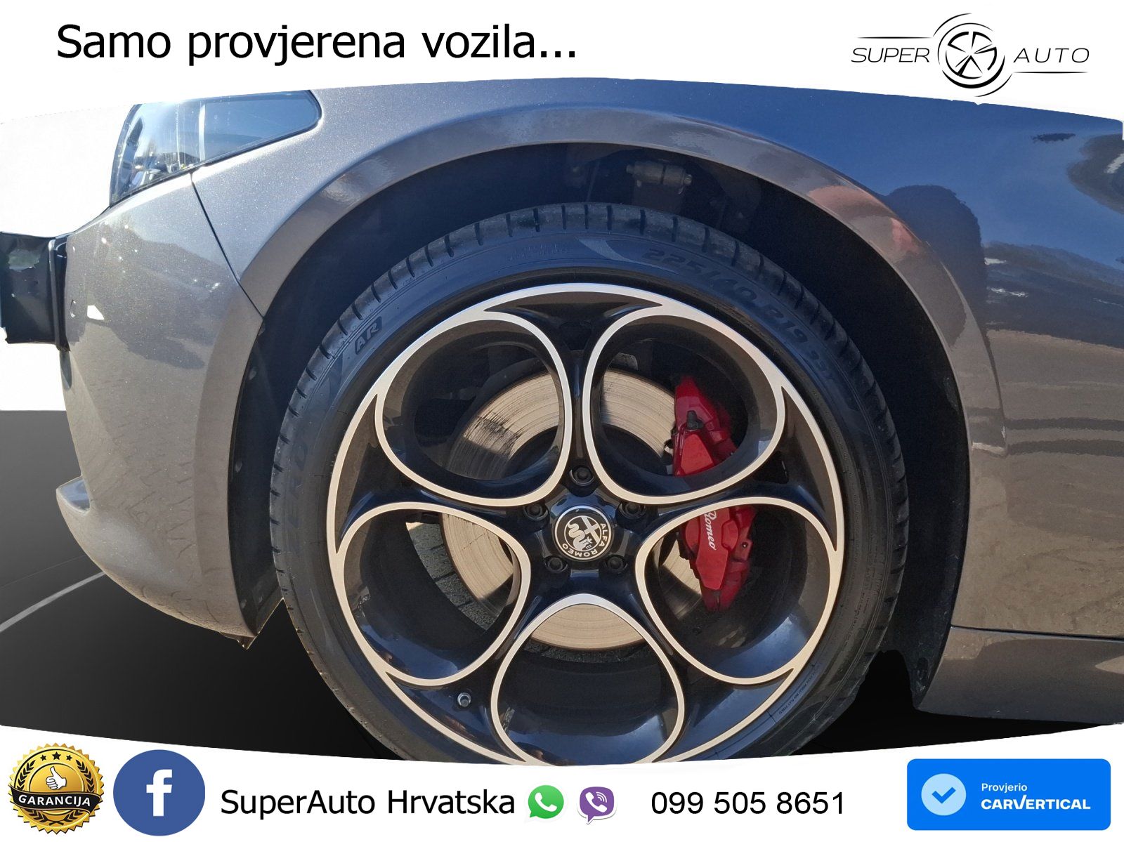 Alfa Romeo Giulia 2.0 Turbo (280 KS) AWD Automatic LED+GR SJED+ACC