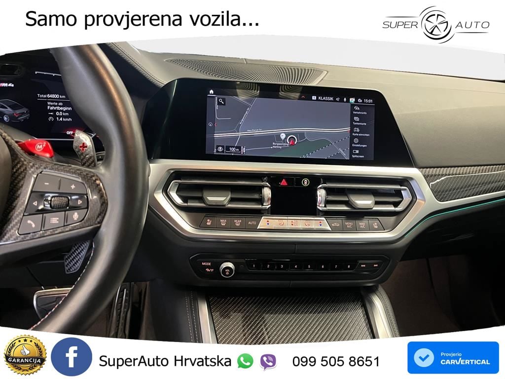 BMW M4 Competition 3.0 (510 KS) xDrive Steptronic LED+GR SJED+ACC