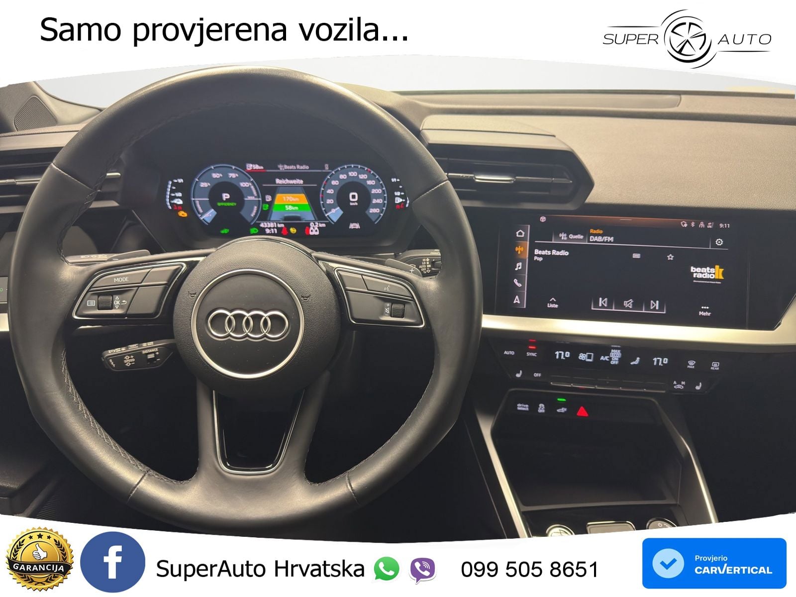 Audi A3 40 TFSIe (204 KS) S tronic S line