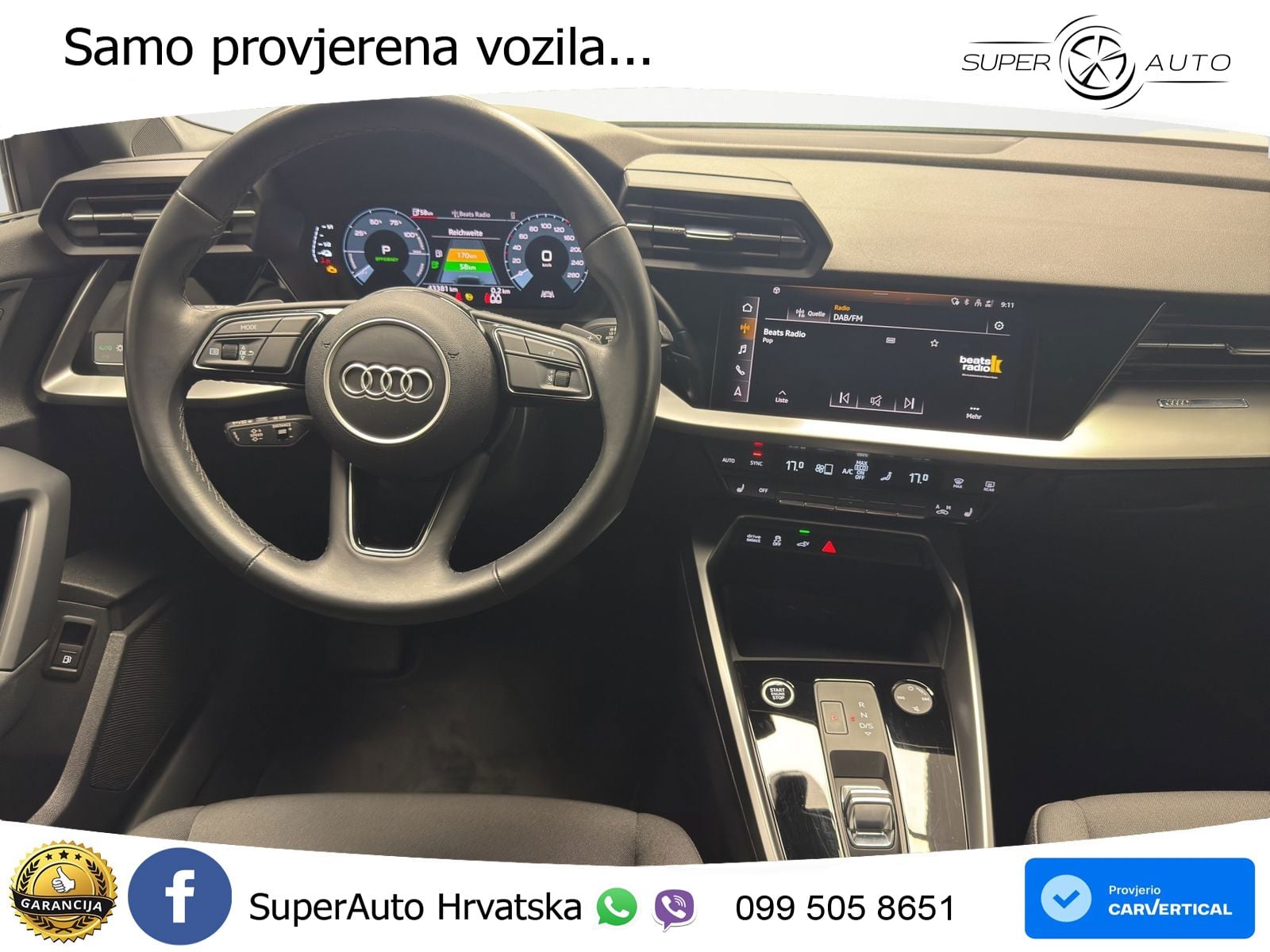 Audi A3 40 TFSIe (204 KS) S tronic S line