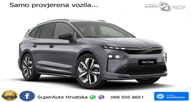 Škoda Enyaq 60 63 kWh (204 KS) SportLine LED+GR SJED+ACC