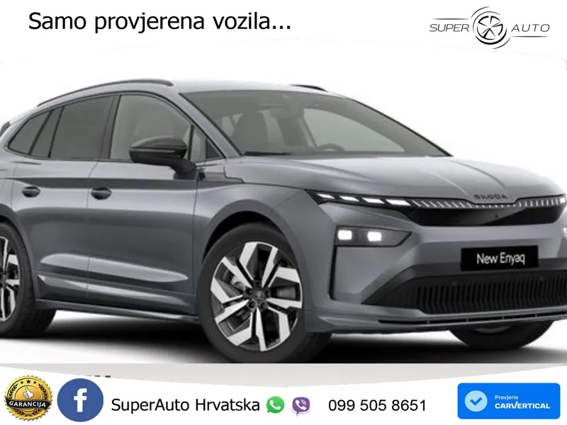 Škoda Enyaq 60 63 kWh (204 KS) SportLine LED+GR SJED+ACC