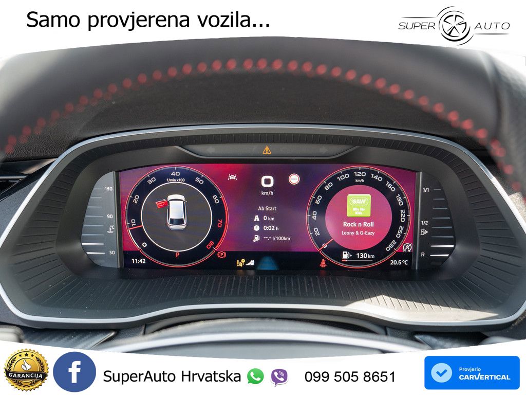 Škoda Octavia Combi RS 2.0 TSI (265 KS) DSG MATRIX+GR SJED+KAM