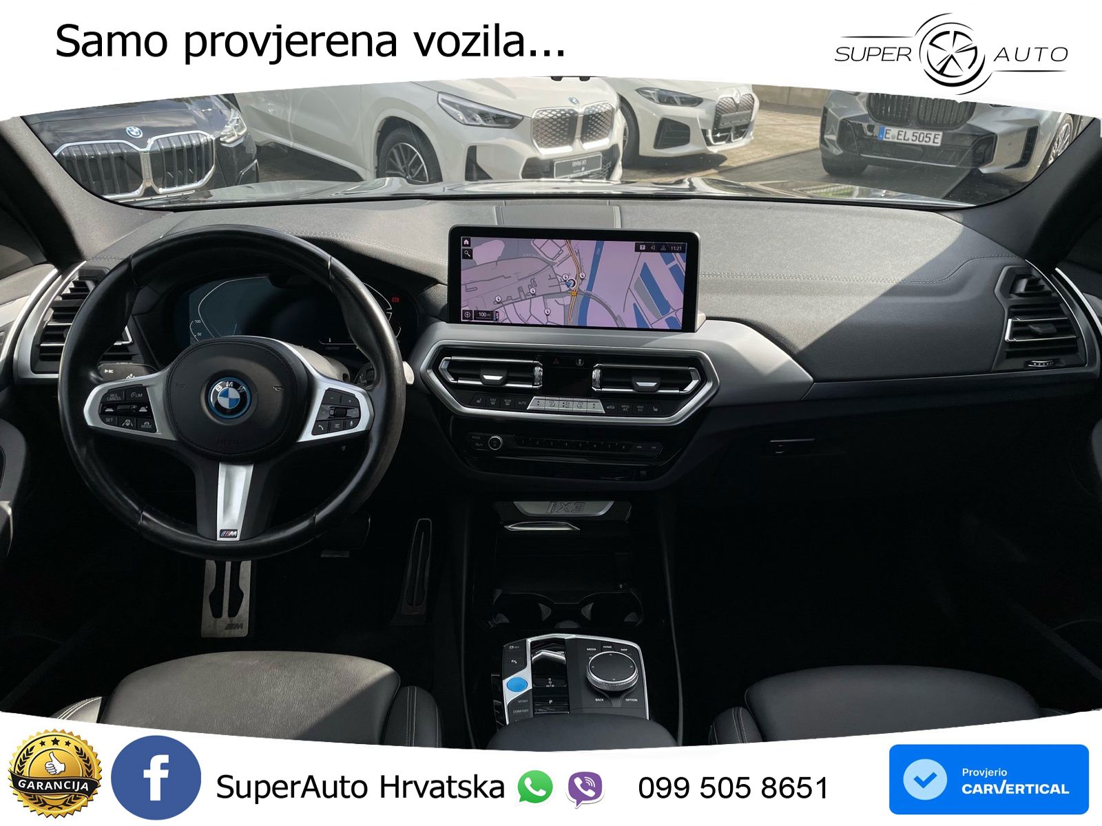 BMW iX3 80 kWh (286 KS) M Sport LED+GR SJED+ACC