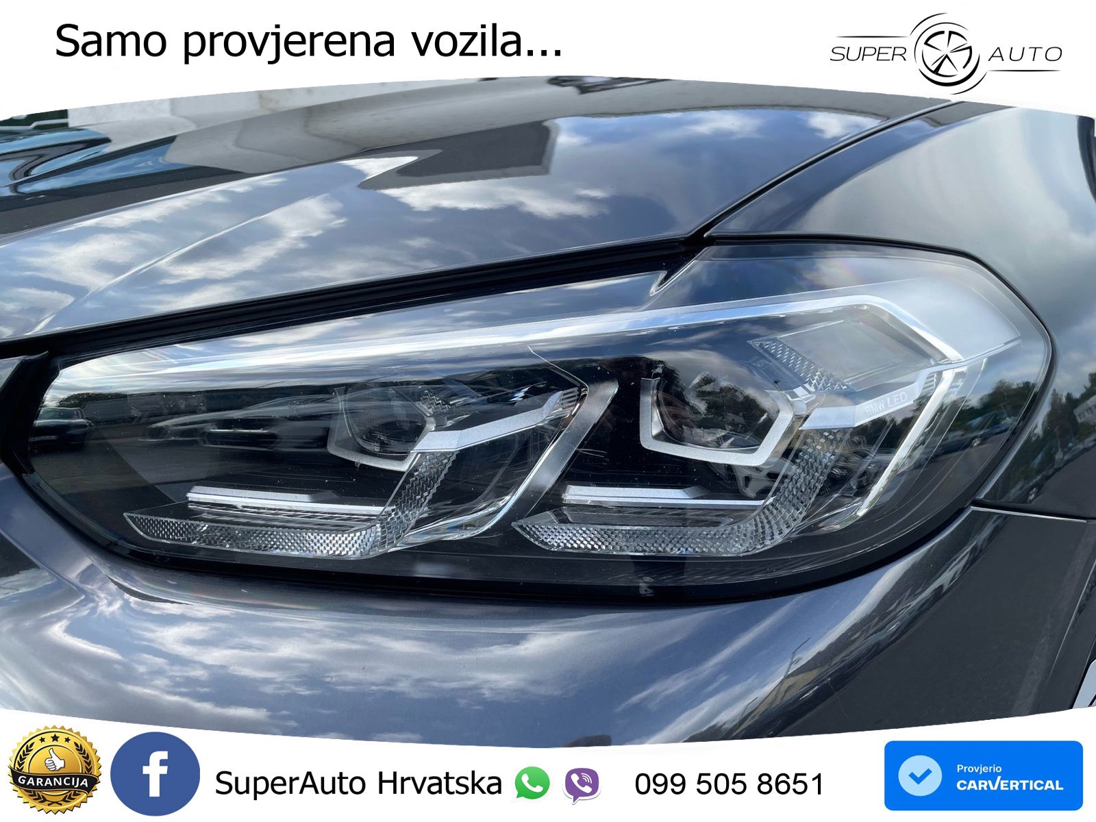 BMW iX3 80 kWh (286 KS) M Sport LED+GR SJED+ACC