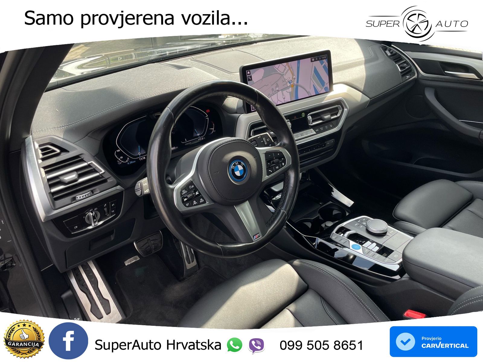 BMW iX3 80 kWh (286 KS) M Sport LED+GR SJED+ACC