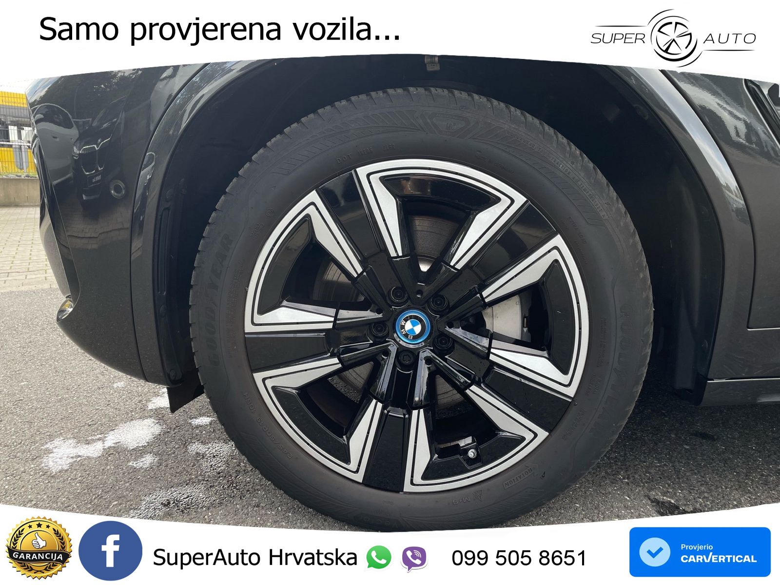 BMW iX3 80 kWh (286 KS) M Sport LED+GR SJED+ACC