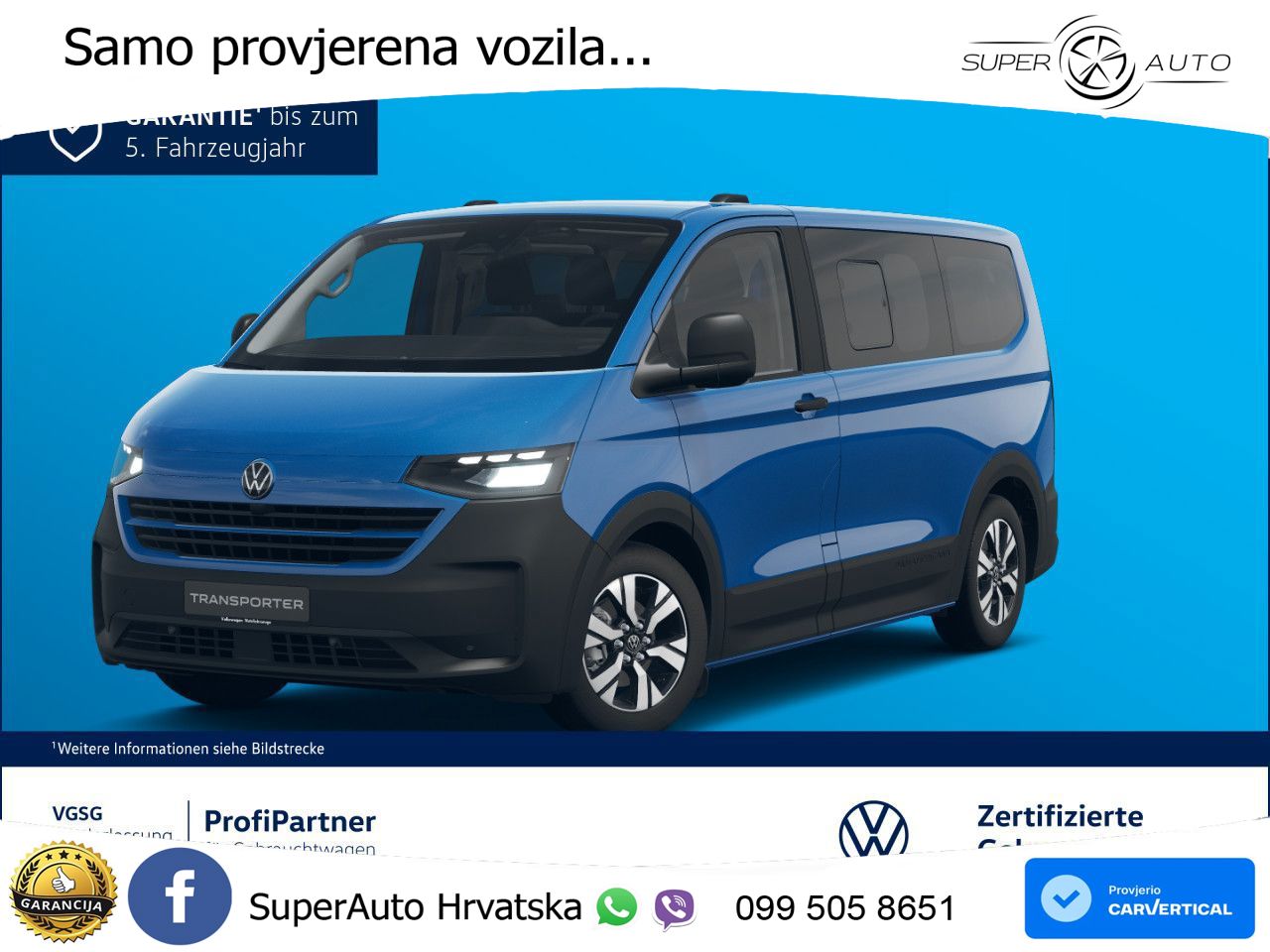 Volkswagen Transporter Kombi KR Pan Americana Navi Kamera 218 KS