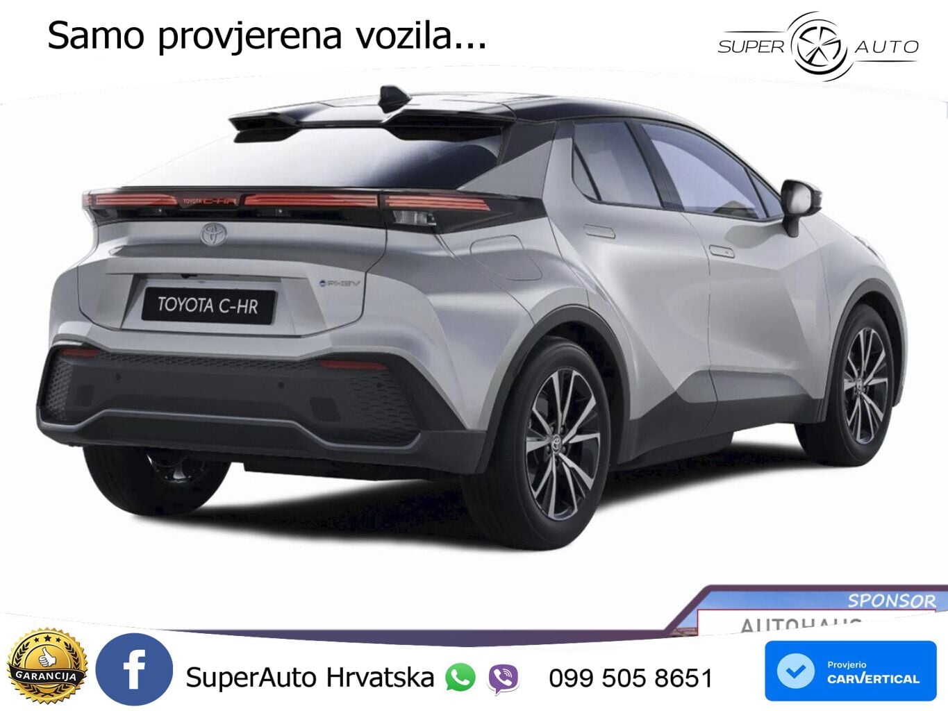 Toyota C-HR 2.0 (223 KS) PHEV e-CVT Teamplayer LED+GR SJED+ACC