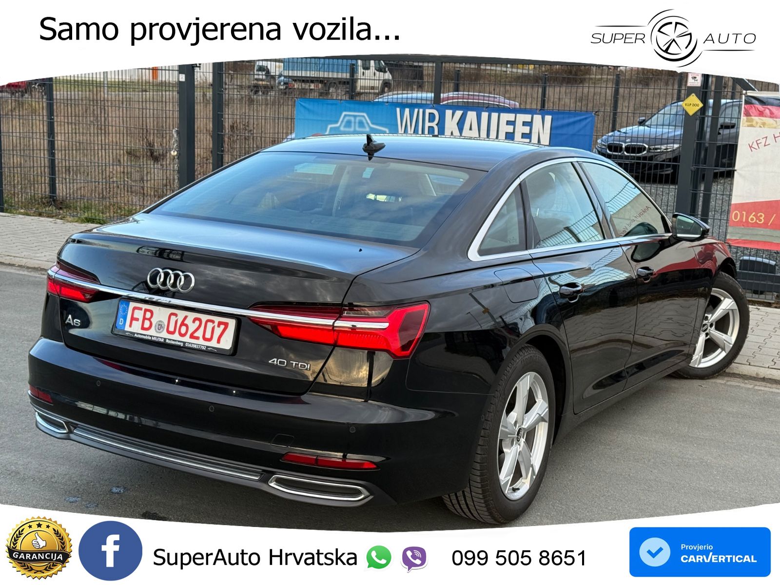 Audi A6 40 TDI (204 KS) S tronic LED+GR SJED+ACC