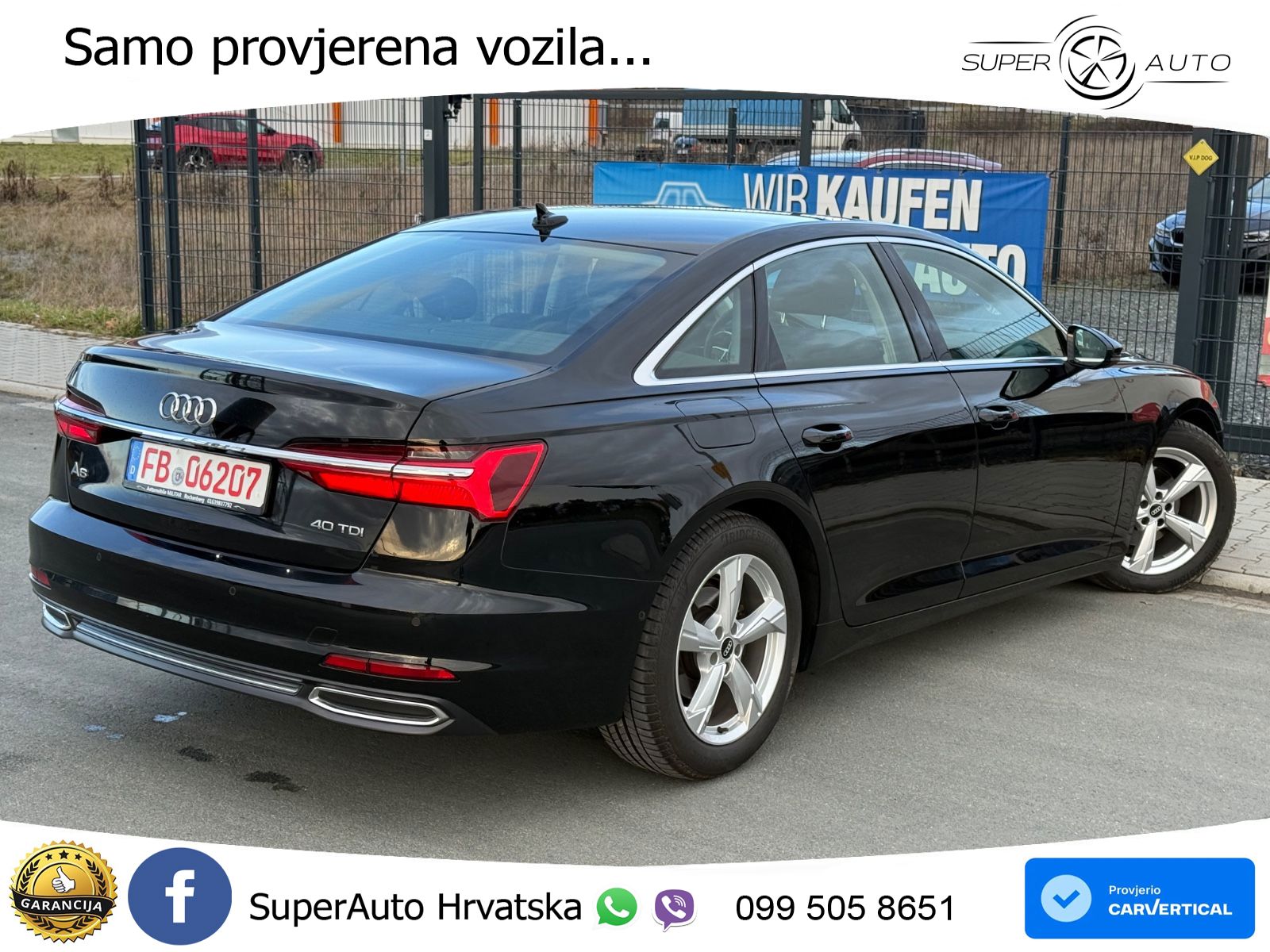 Audi A6 40 TDI (204 KS) S tronic LED+GR SJED+ACC