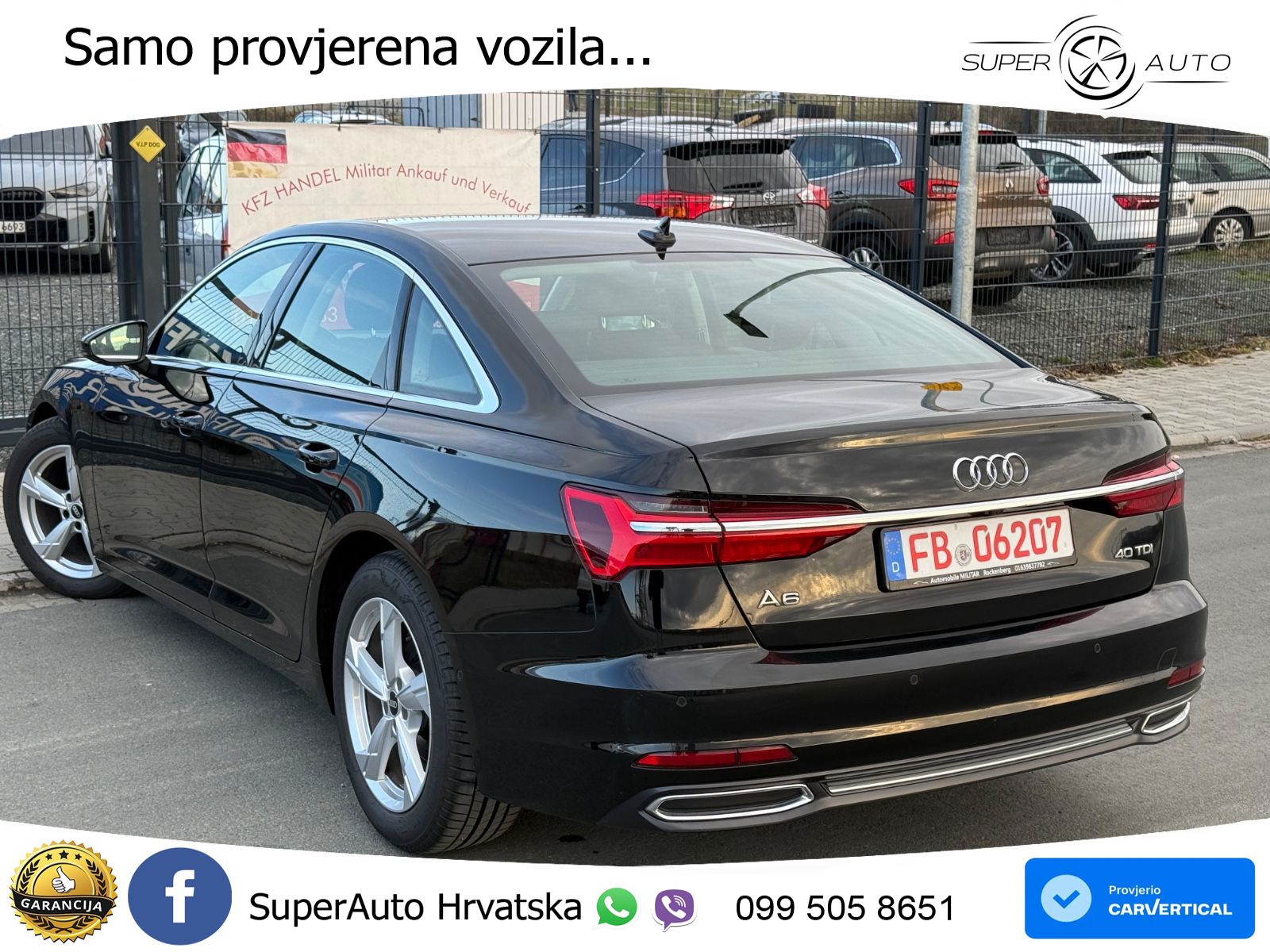 Audi A6 40 TDI (204 KS) S tronic LED+GR SJED+ACC