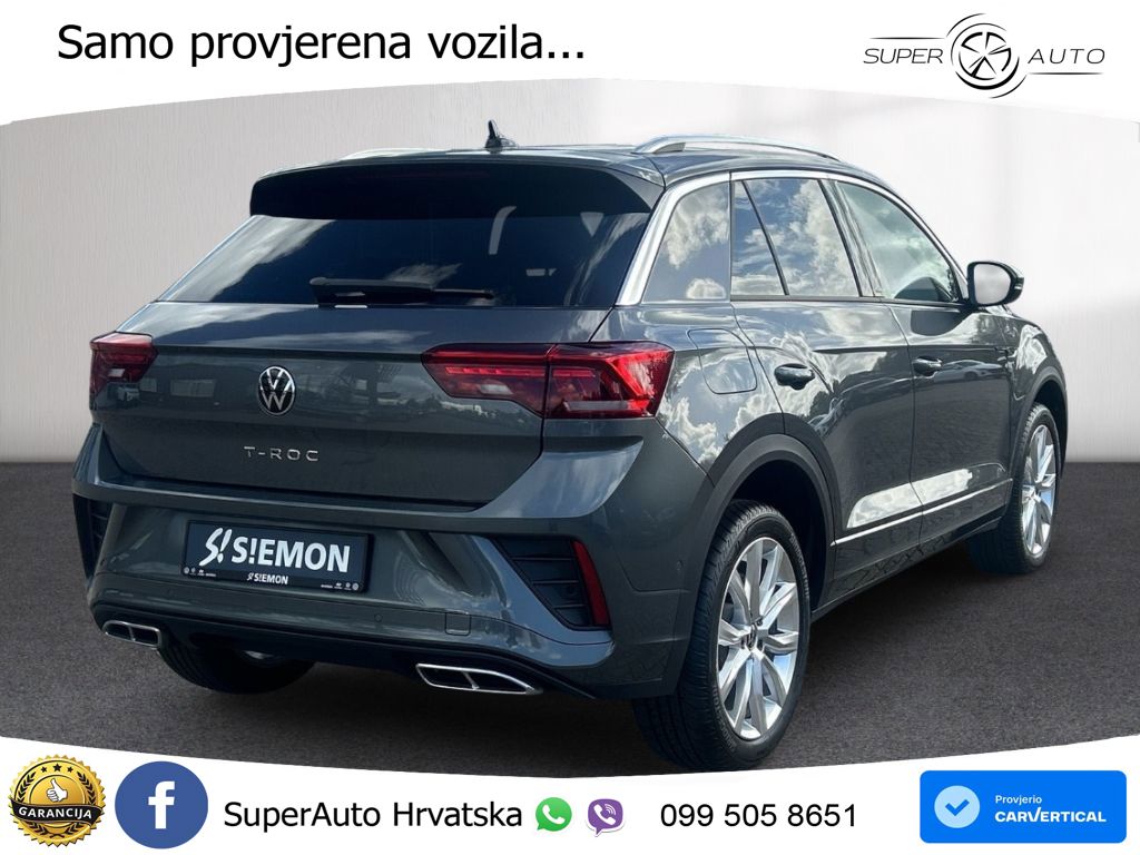 Volkswagen T-Roc 1.5 TSI (150 KS) DSG R-Line LED+GR SJED+ACC