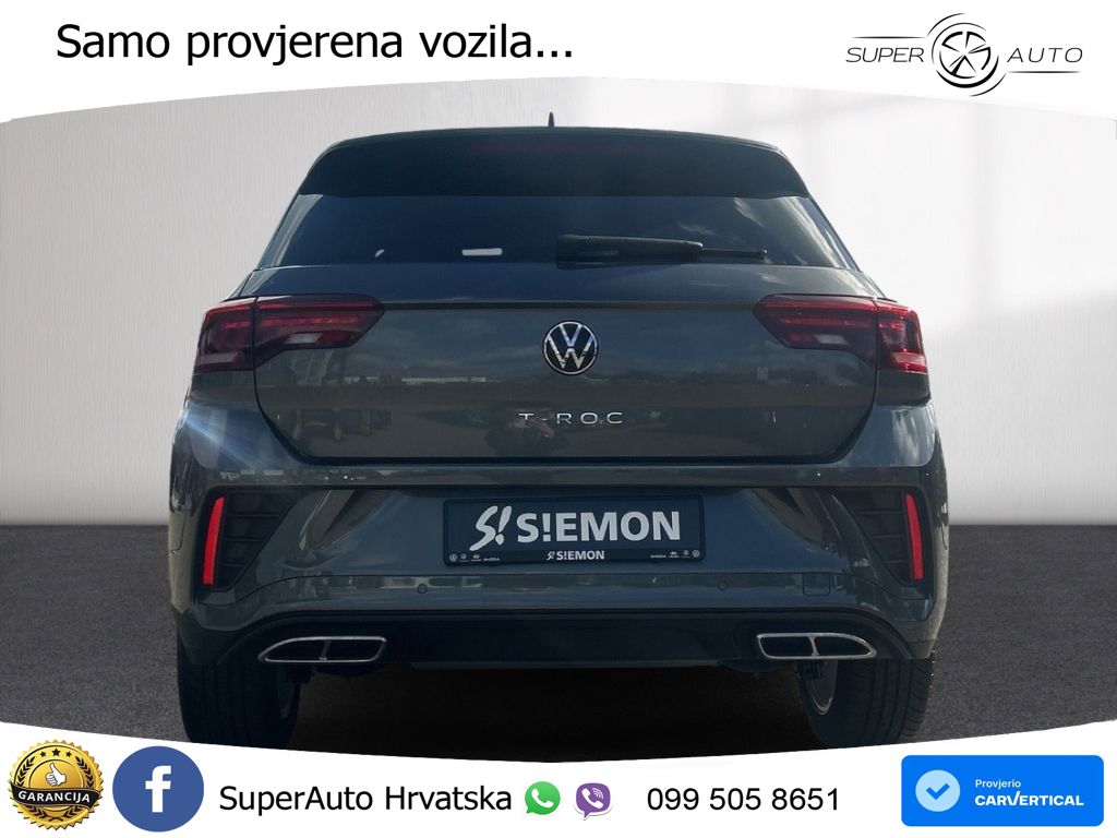 Volkswagen T-Roc 1.5 TSI (150 KS) DSG R-Line LED+GR SJED+ACC