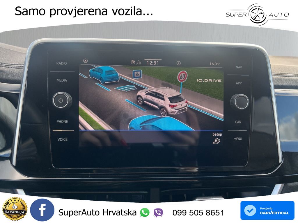 Volkswagen T-Roc 1.5 TSI (150 KS) DSG R-Line LED+GR SJED+ACC
