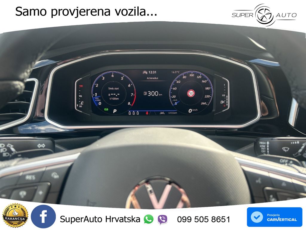 Volkswagen T-Roc 1.5 TSI (150 KS) DSG R-Line LED+GR SJED+ACC