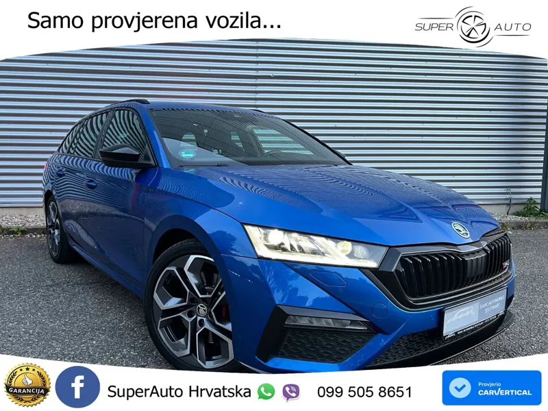 Škoda Octavia Combi RS 2.0 TSI (245 KS) DSG LED+GR SJED+ACC
