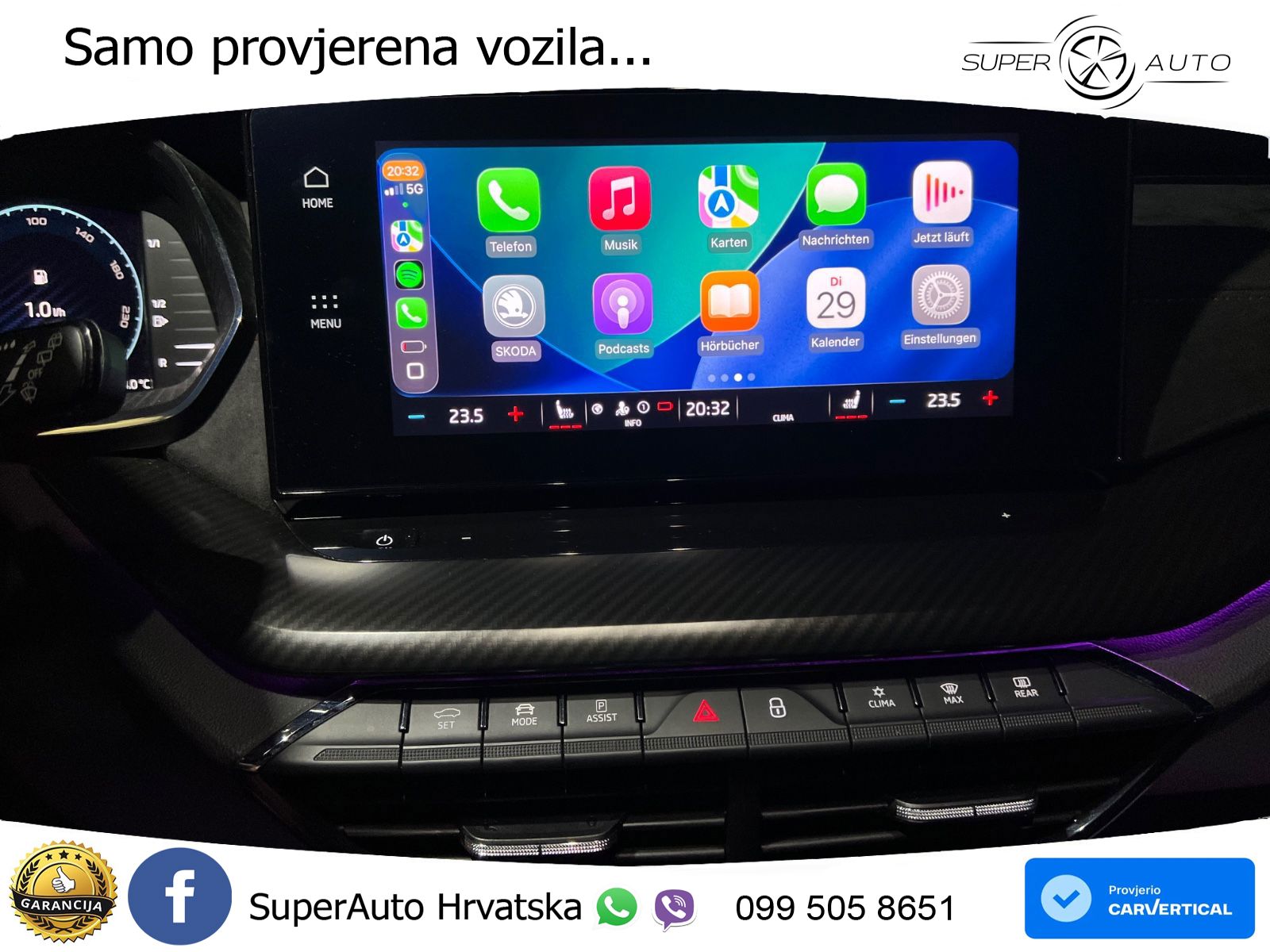 Škoda Octavia Combi RS 2.0 TSI (245 KS) DSG LED+GR SJED+ACC