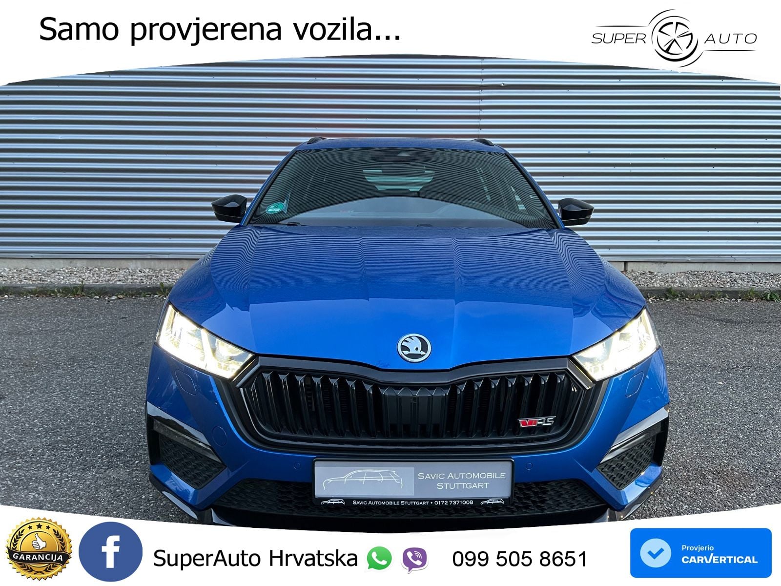 Škoda Octavia Combi RS 2.0 TSI (245 KS) DSG LED+GR SJED+ACC