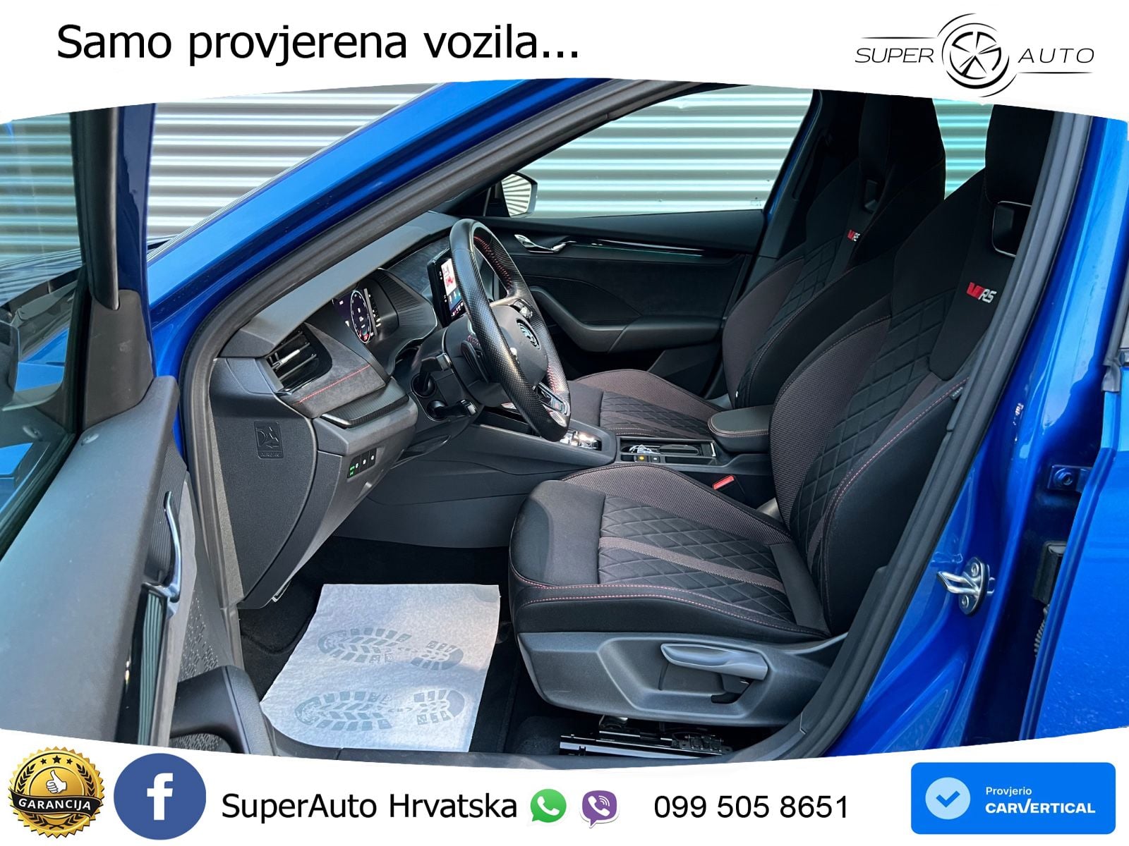 Škoda Octavia Combi RS 2.0 TSI (245 KS) DSG LED+GR SJED+ACC
