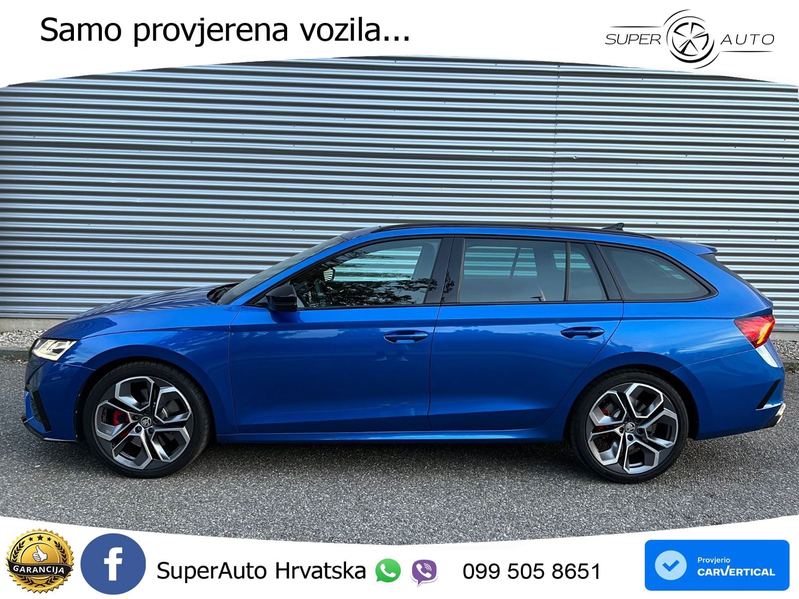Škoda Octavia Combi RS 2.0 TSI (245 KS) DSG LED+GR SJED+ACC