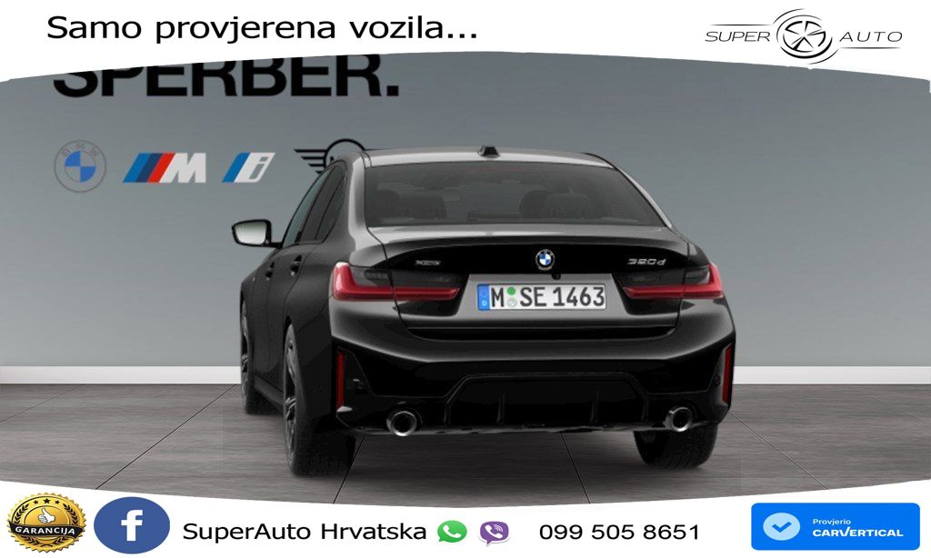 BMW 320d (190 KS) xDrive Steptronic M Sport LED+GR SJED+ACC