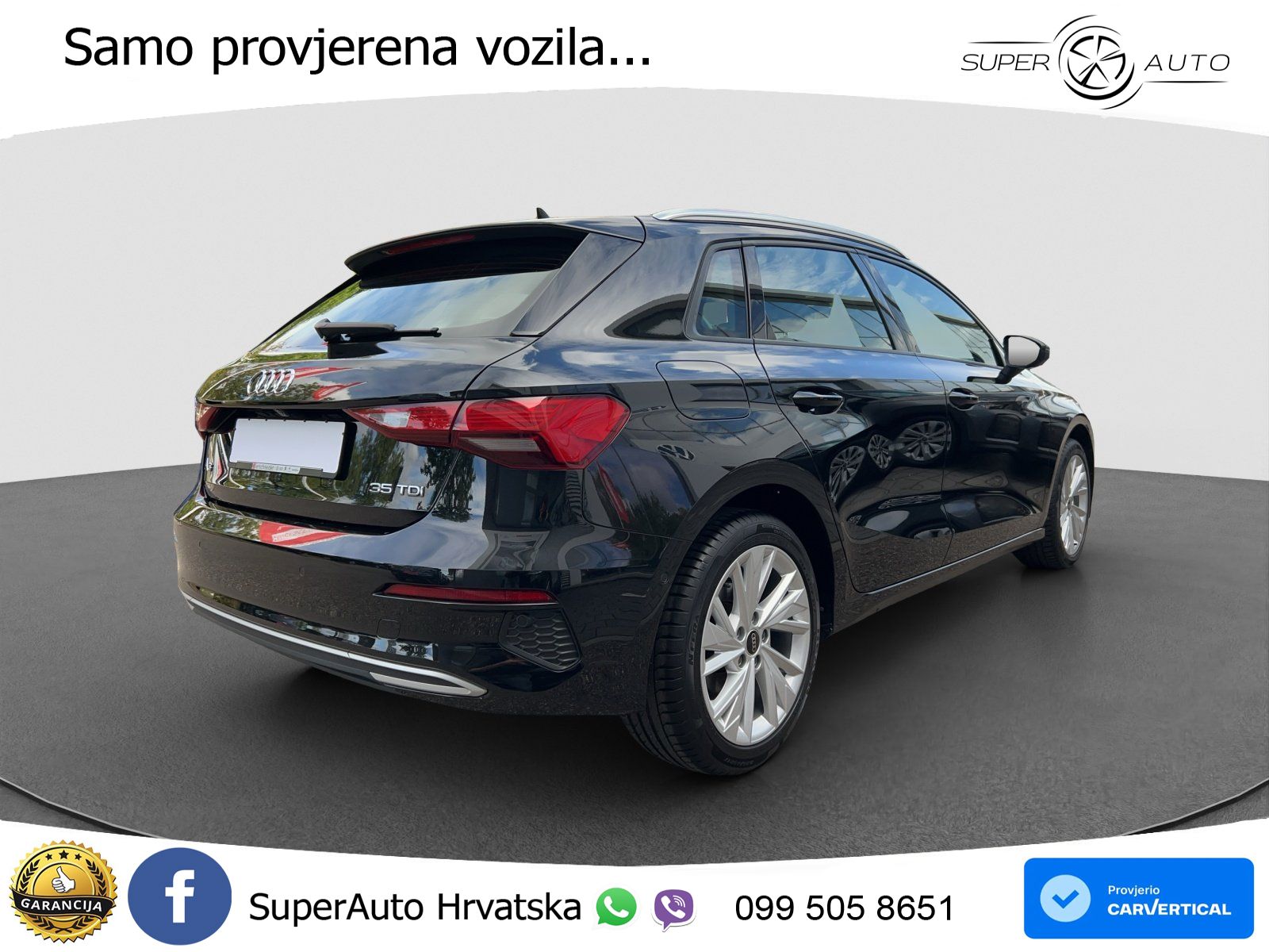 Audi A3 35 TDI (150 KS) S tronic LED+GR SJED+ACC