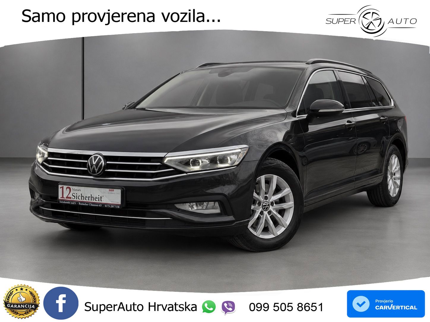 Volkswagen Passat Variant 2.0 TDI (150 KS) DSG Business LED+GR SJED+ACC