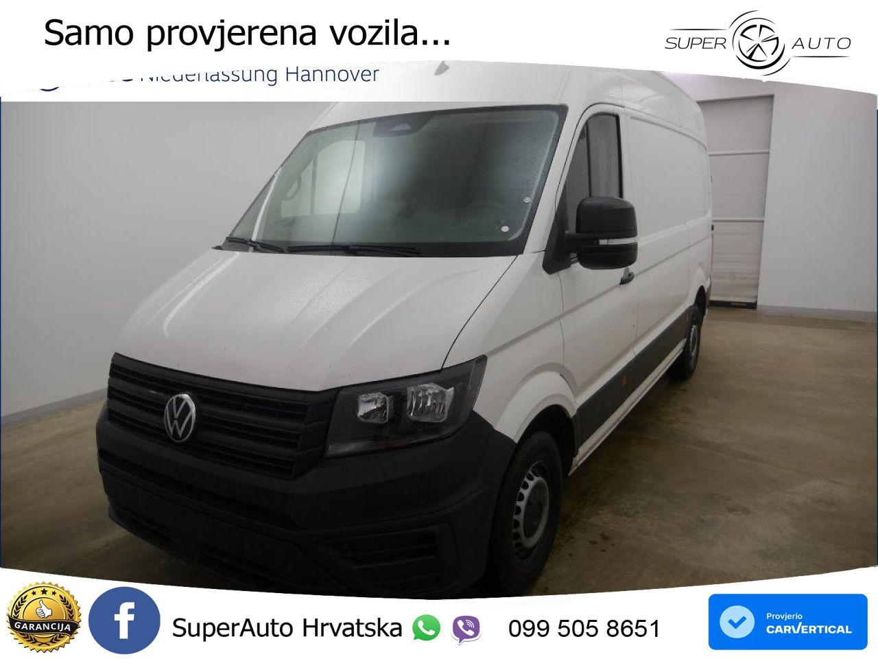 Volkswagen Crafter Kasten mittlerer Radstand vorb.AHK NAvi 140 KS