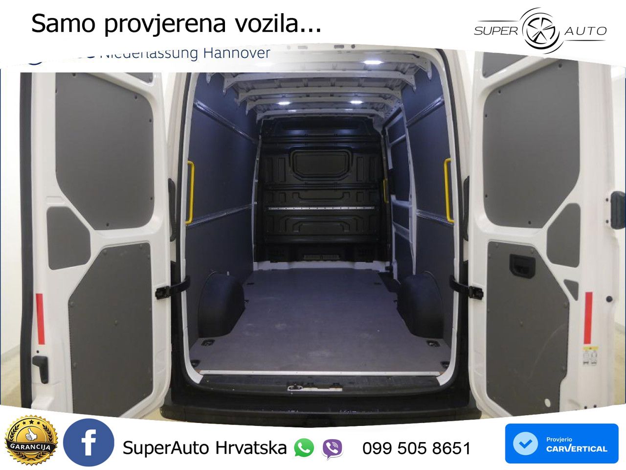 Volkswagen Crafter Kasten mittlerer Radstand vorb.AHK NAvi 140 KS