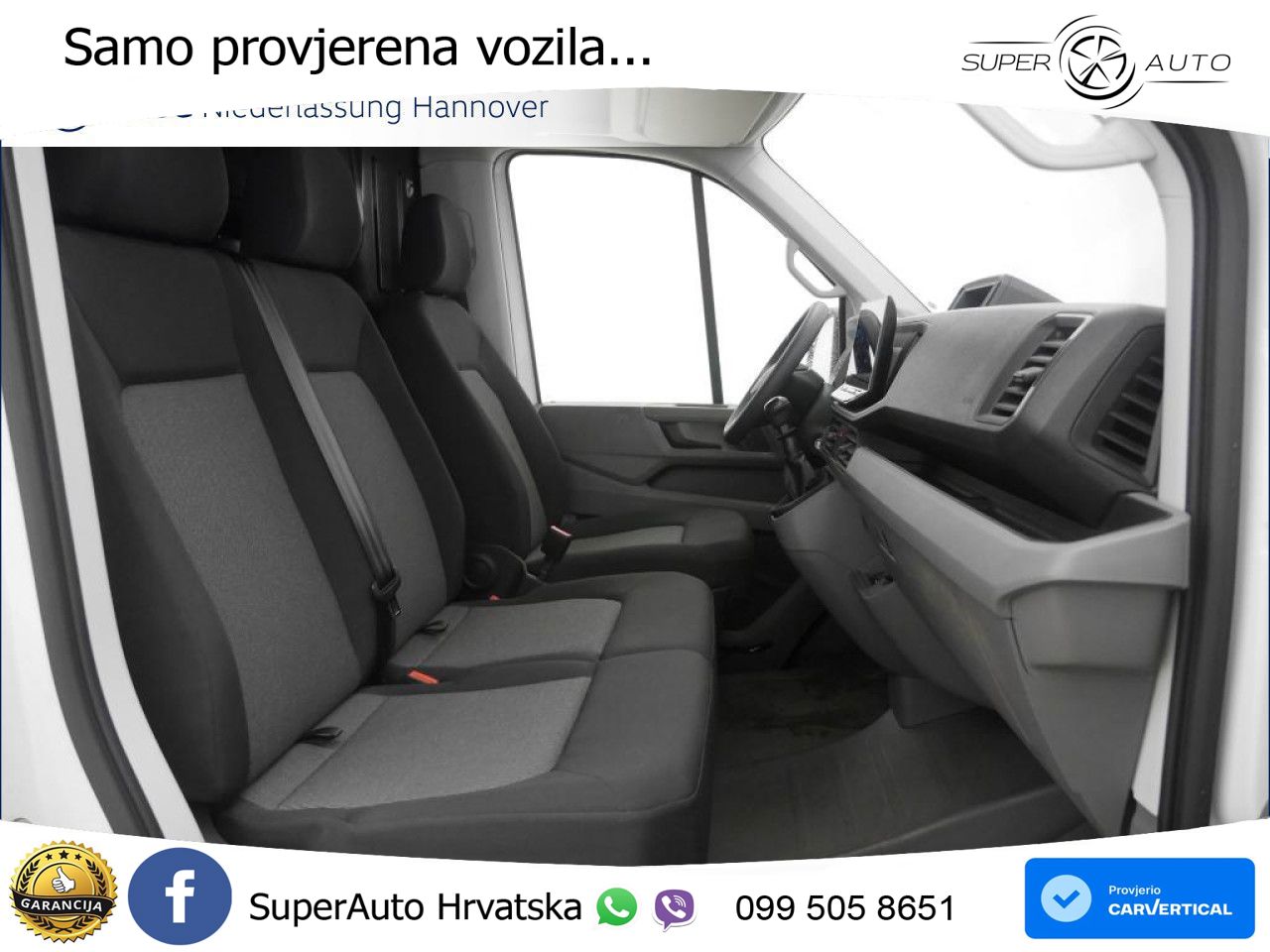 Volkswagen Crafter Kasten mittlerer Radstand vorb.AHK NAvi 140 KS