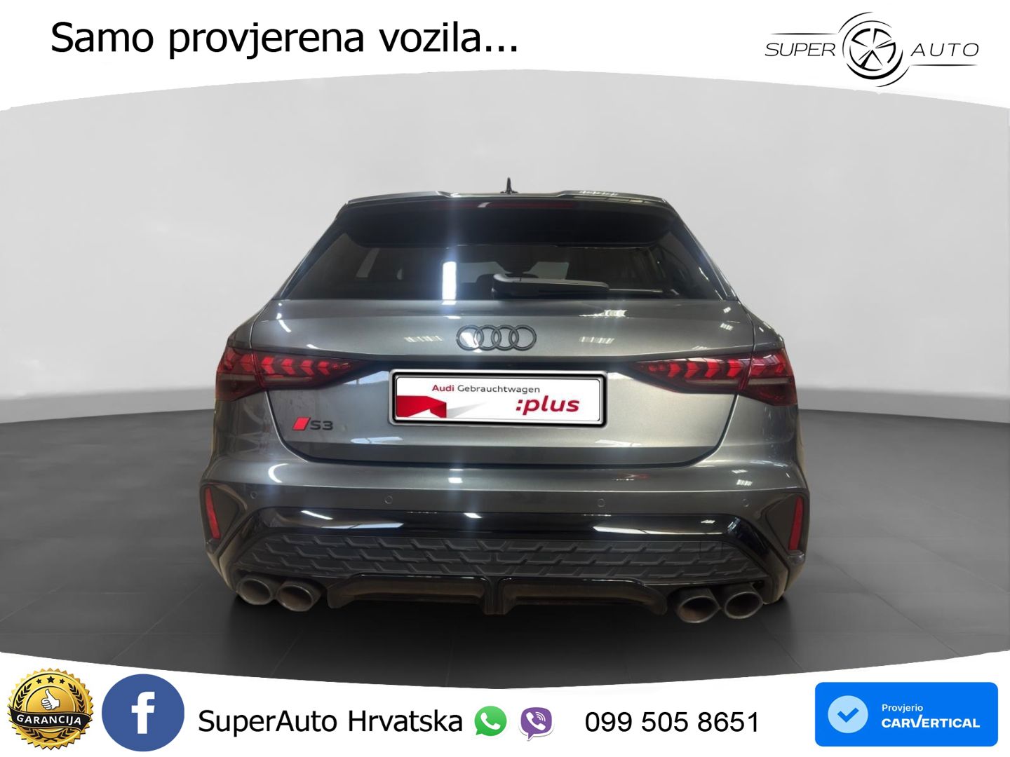 Audi S3 2.0 TFSI (333 KS) quattro S tronic LED+GR SJED+ACC