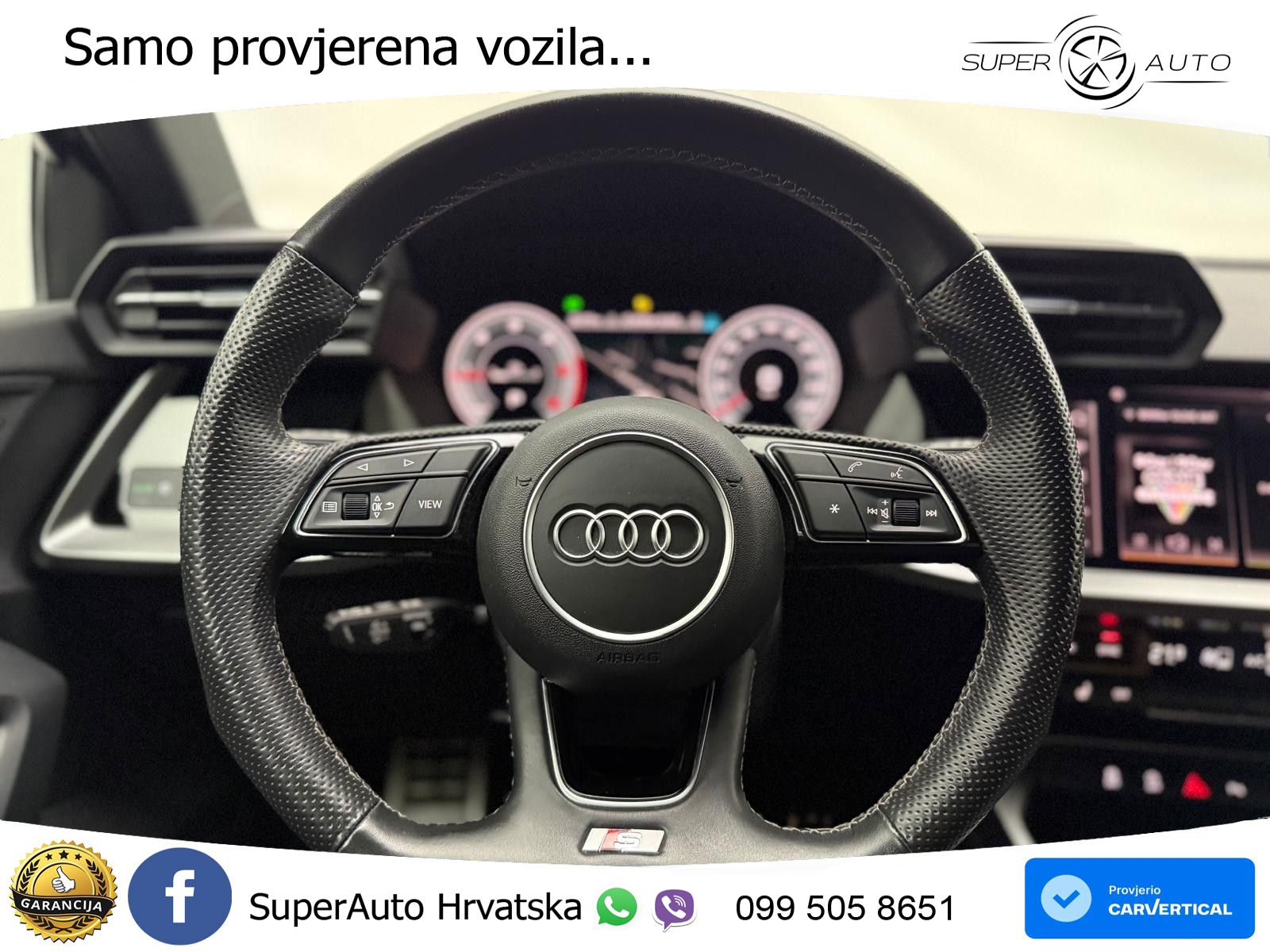 Audi A3 35 TDI (150 KS) S tronic S line LED+GR SJED+ACC