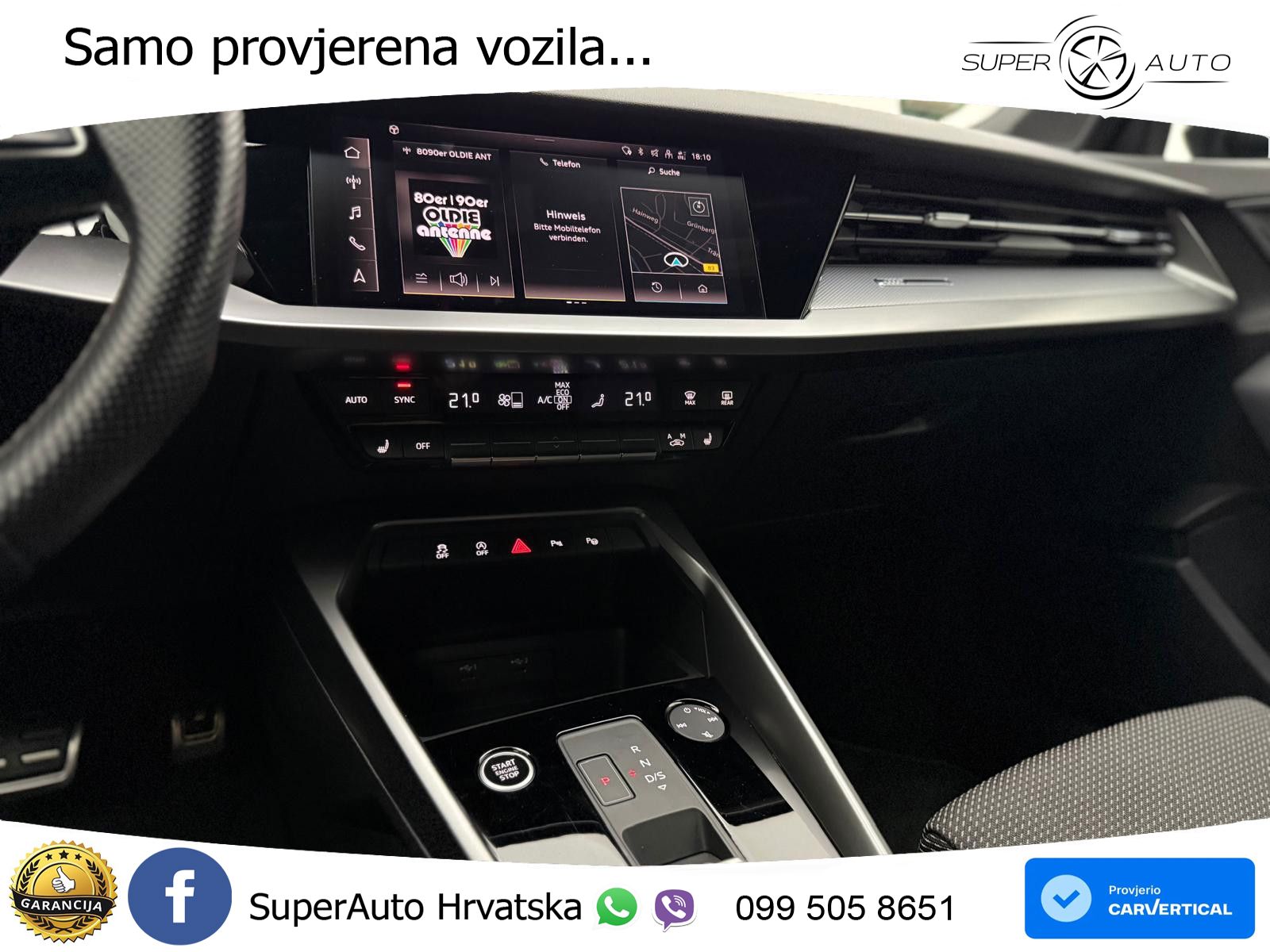 Audi A3 35 TDI (150 KS) S tronic S line LED+GR SJED+ACC