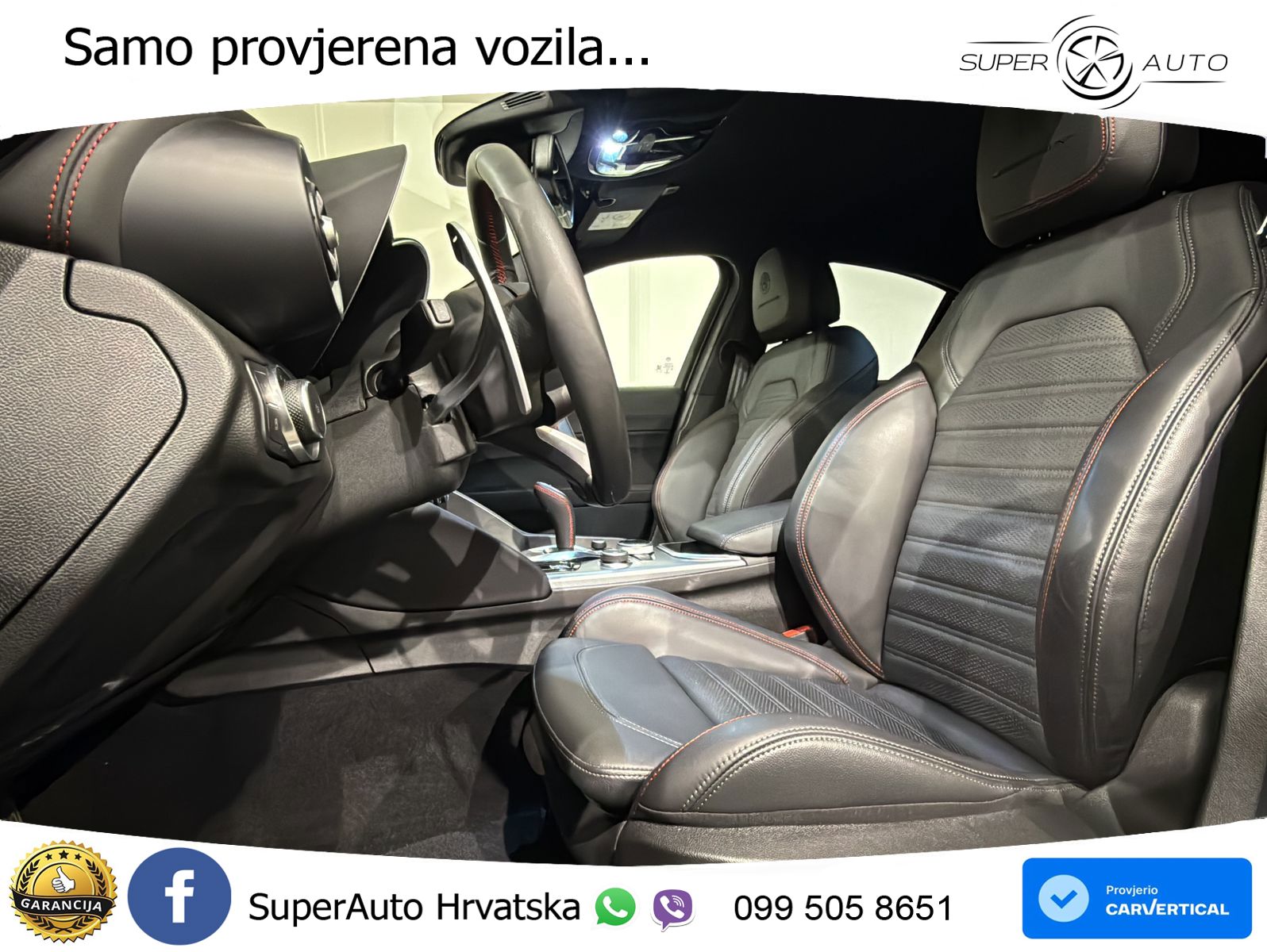 Alfa Romeo Giulia 2.0 Turbo (280 KS) Q4 Automatic LED+GR SJED+ACC